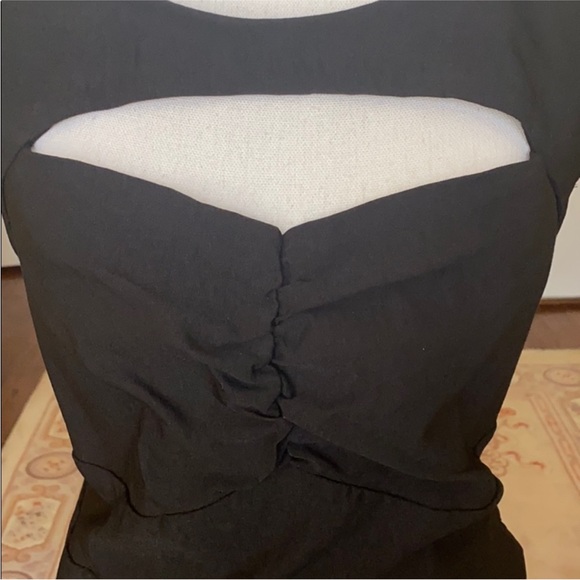 ModCloth fitted black cutout Dear Fiery Dress - Picture 9 of 11